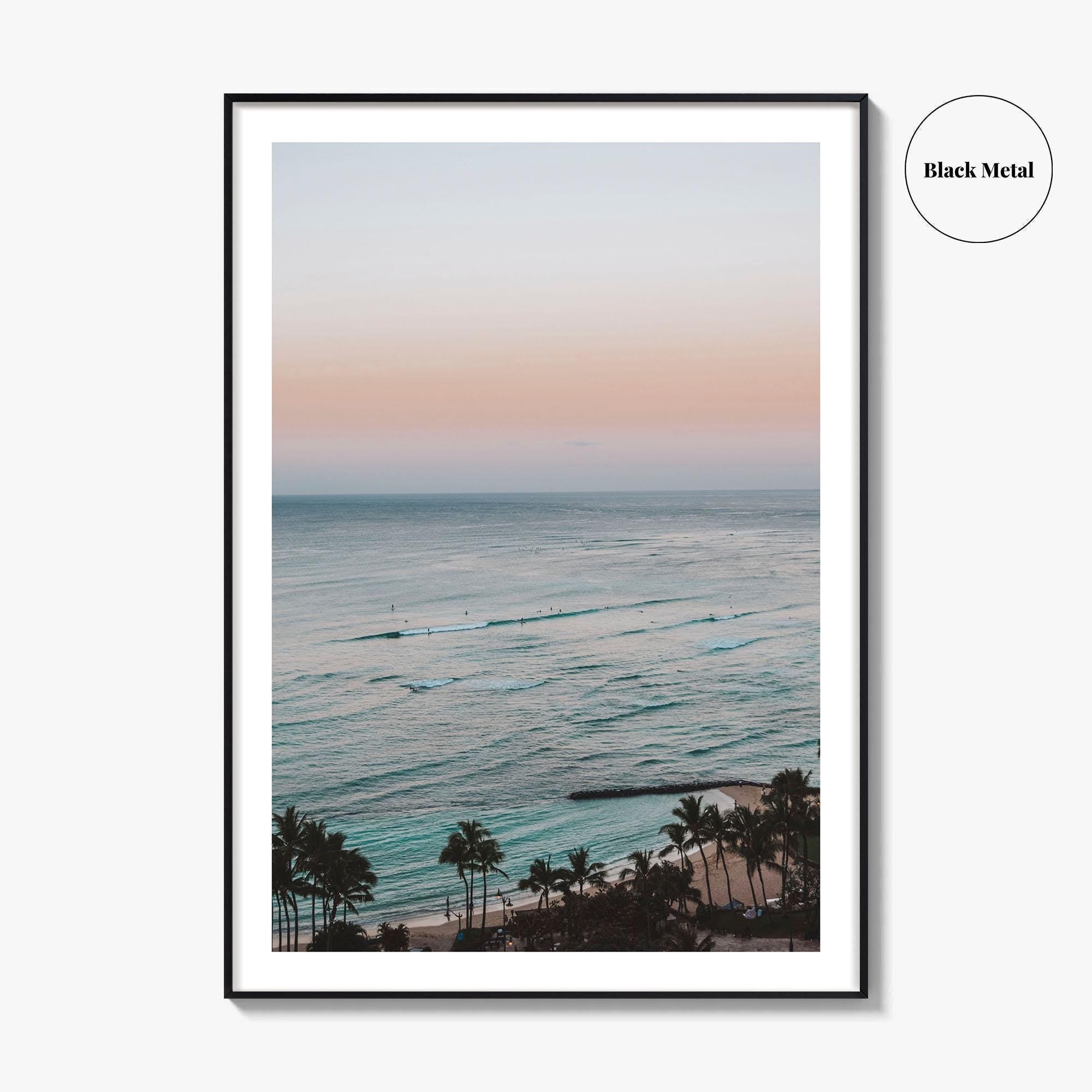 Waikiki Beach Fine Art Photo Print, Honolulu, Oahu, Hawaii USA Wall Poster