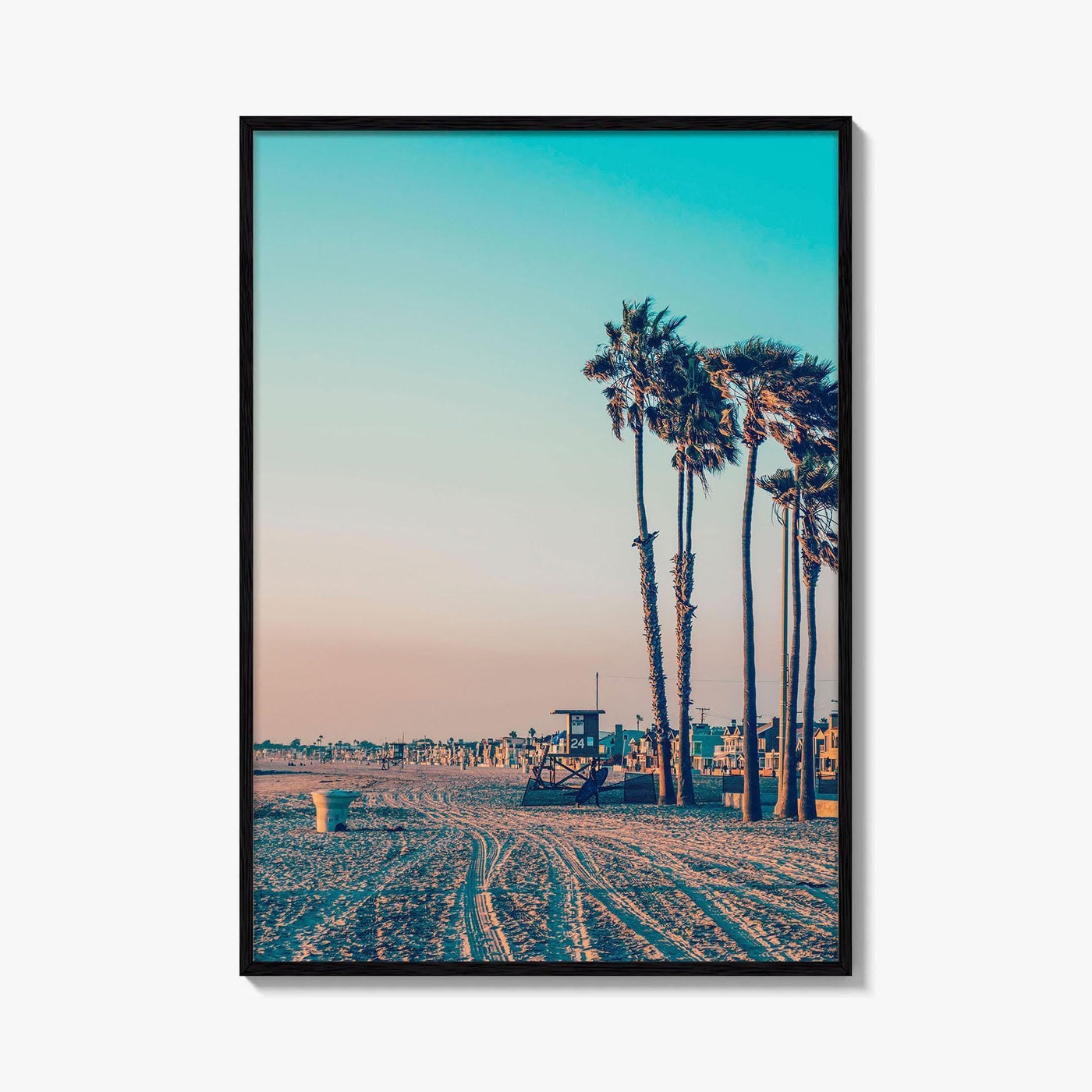 Newport Beach Vintage Fine Art Photo Print, California Wall Poster, Orange County USA, SoCal