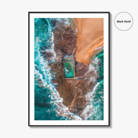 Sydney Northern Beaches Fine Art Photo Print, Aerial, New South Wales, Australia, Wall Poster