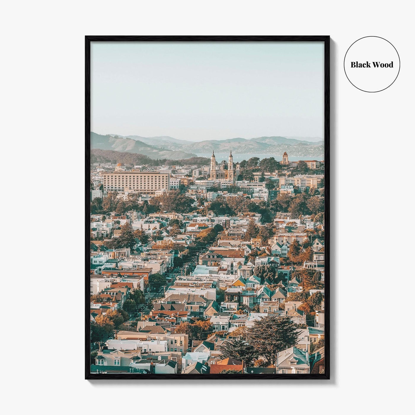 San Francisco Fine Art Photo Print, Tank Hill Park, California, USA Wall Decor Poster