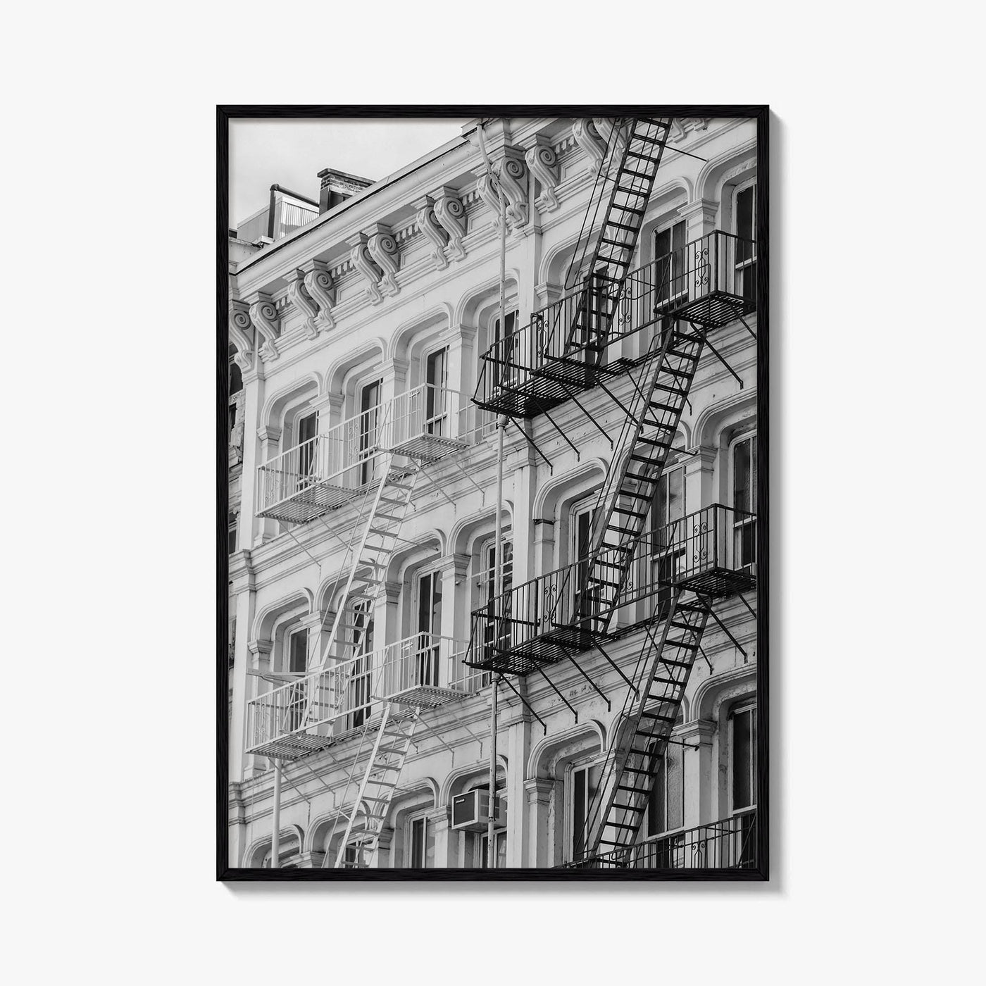 SoHo Black and White Fine Art Photo Print, New York City NYC, Manhattan Poster