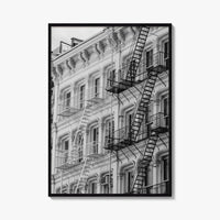 SoHo Black and White Fine Art Photo Print, New York City NYC, Manhattan Poster