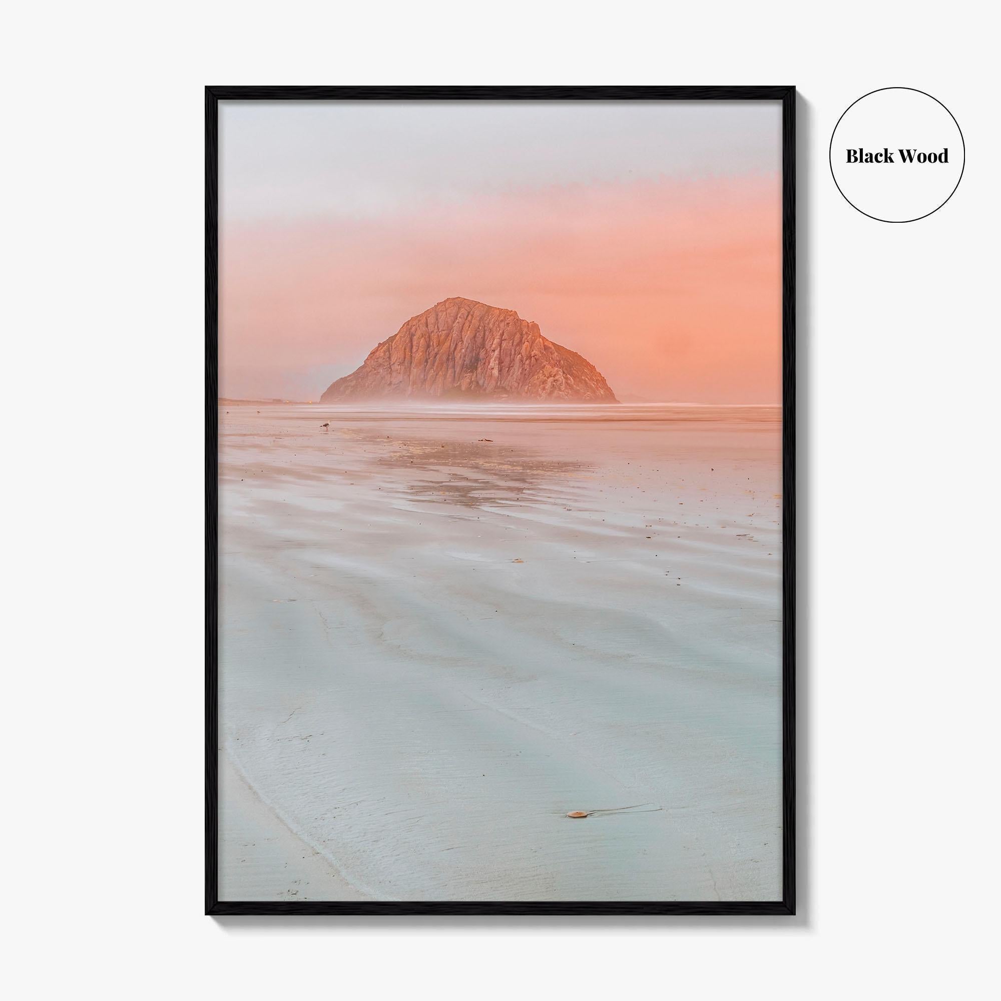 Morro Bay Beach Fine Art Photo Print, Morro Rock California Poster