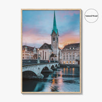 Zurich Fine Art Photo Print, Switzerland Wall Poster, Zürich City