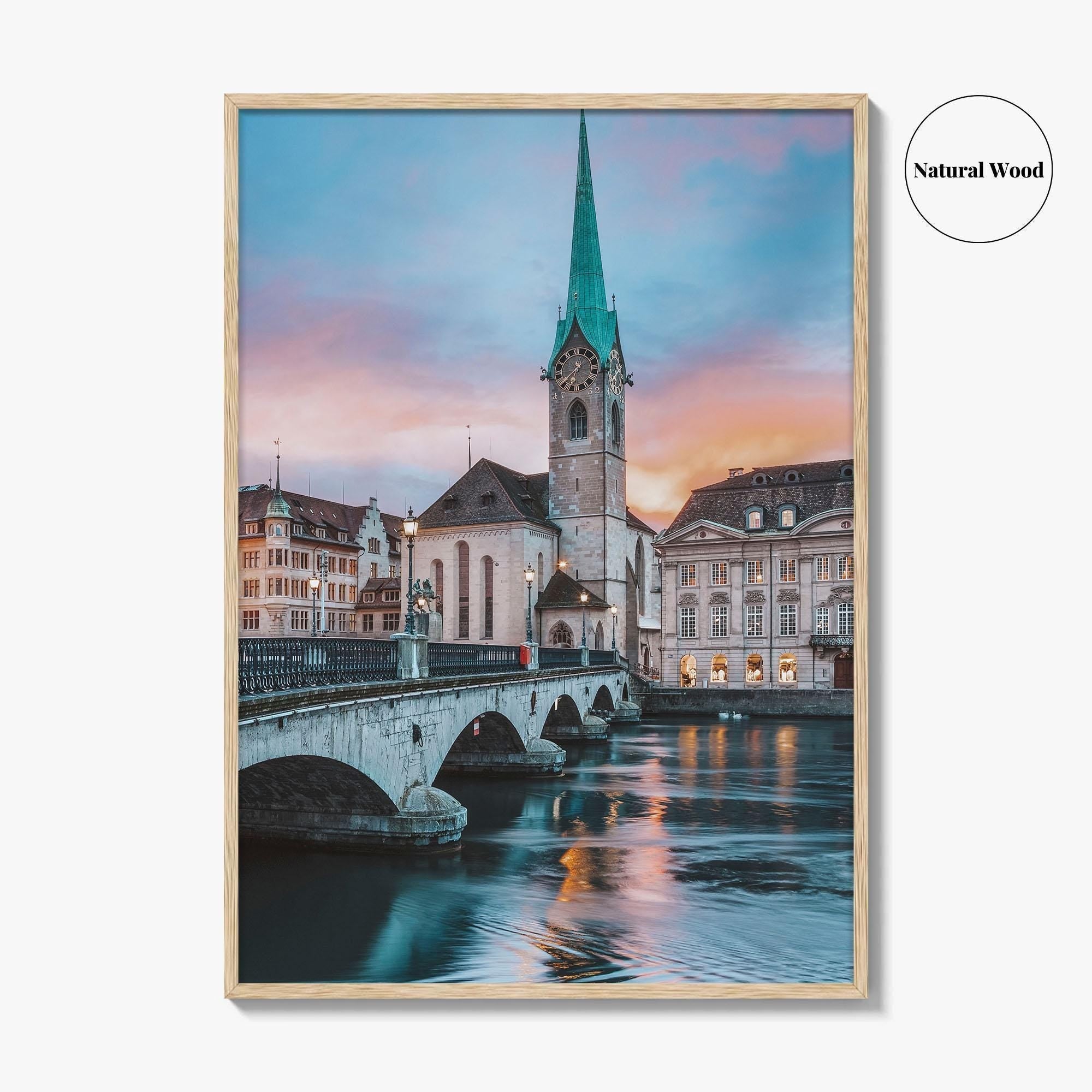 Zurich Fine Art Photo Print, Switzerland Wall Poster, Zürich City