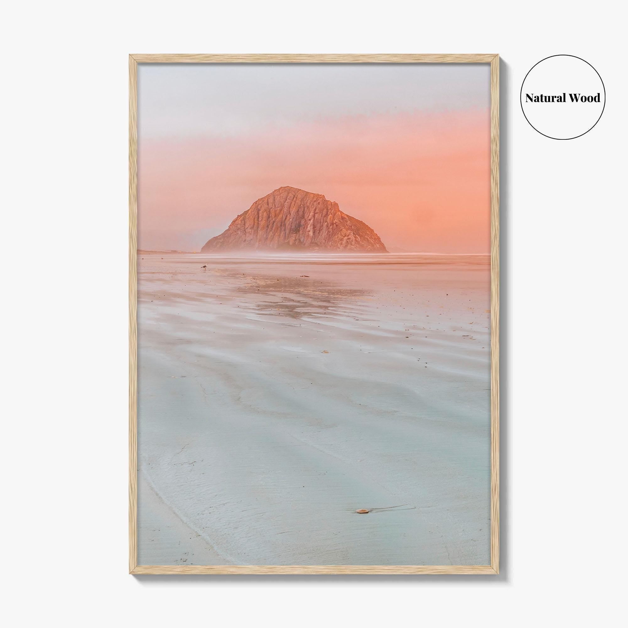 Morro Bay Beach Fine Art Photo Print, Morro Rock California Poster