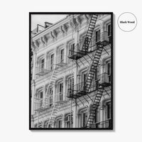 SoHo Black and White Fine Art Photo Print, New York City NYC, Manhattan Poster