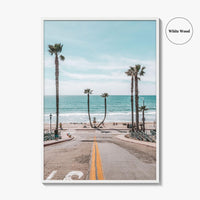 Oceanside Fine Art Photo Print, Pier, Beach, California, USA, Wall Poster