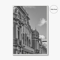 San Jose Costa Rica Black and White Fine Art Photo Print, City Wall Poster