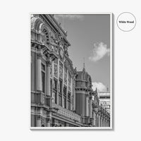 San Jose Costa Rica Black and White Fine Art Photo Print, City Wall Poster