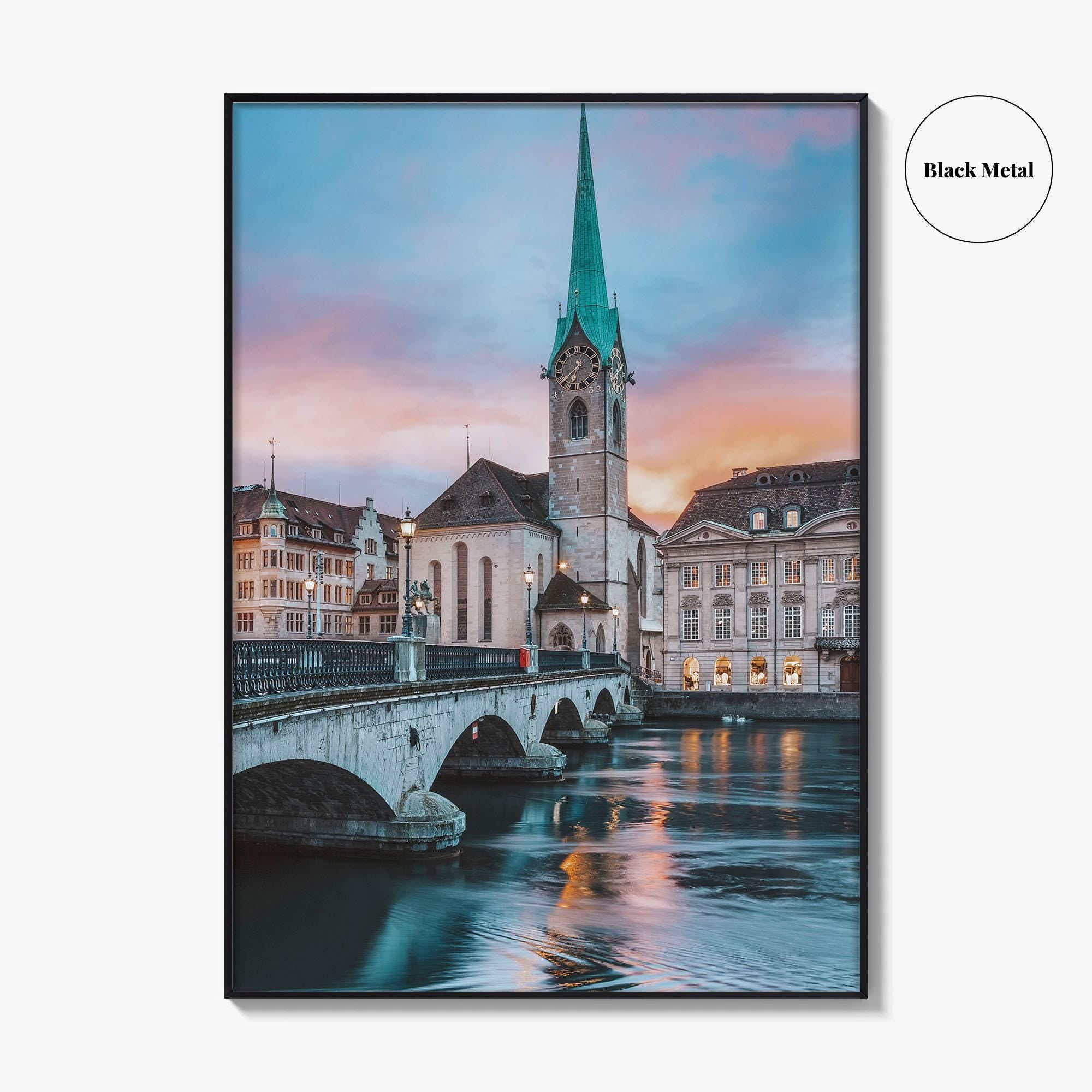 Zurich Fine Art Photo Print, Switzerland Wall Poster, Zürich City