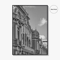 San Jose Costa Rica Black and White Fine Art Photo Print, City Wall Poster