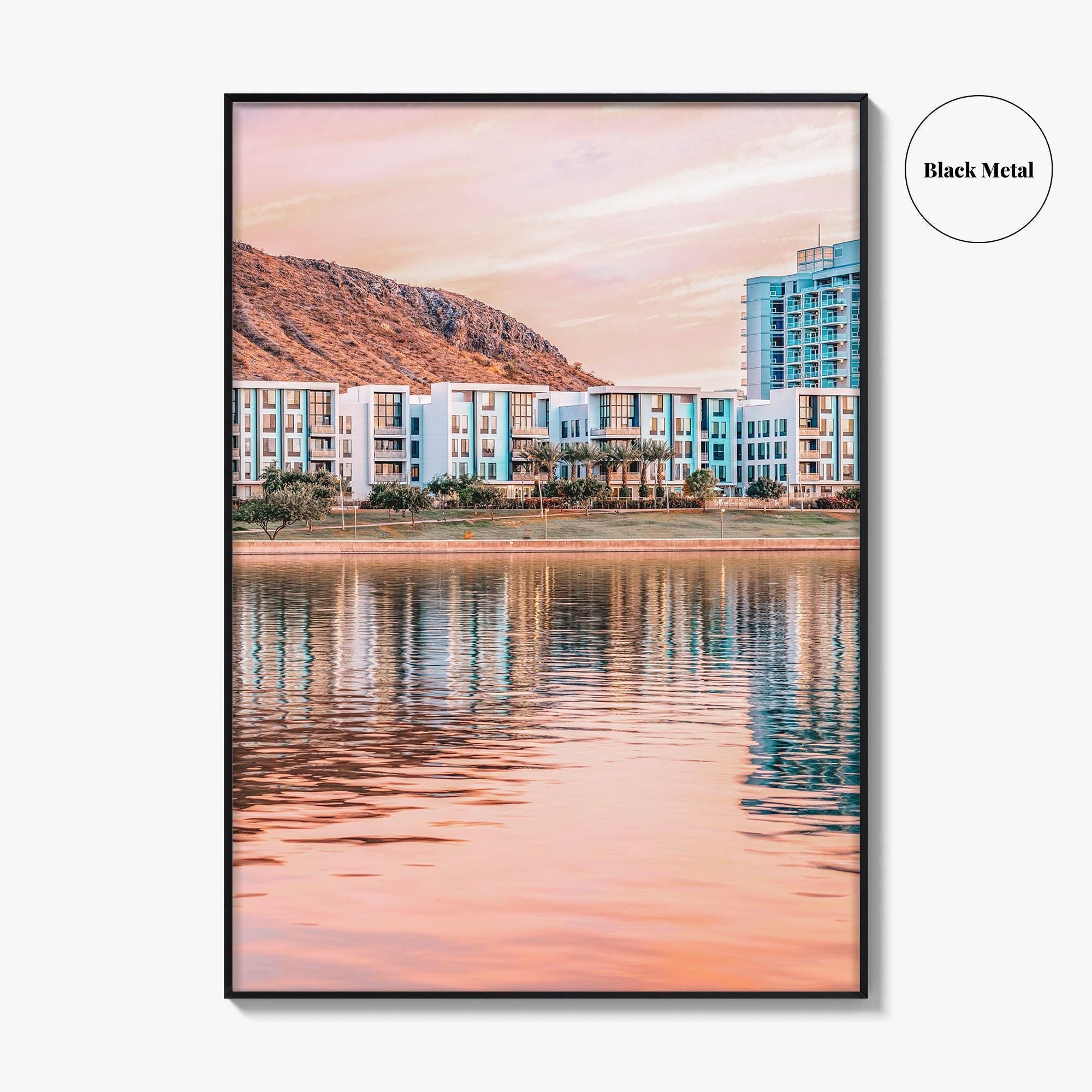 Tempe Fine Art Photo Print, Town Lake, Arizona, Phoenix, USA, Wall Decor, Poster