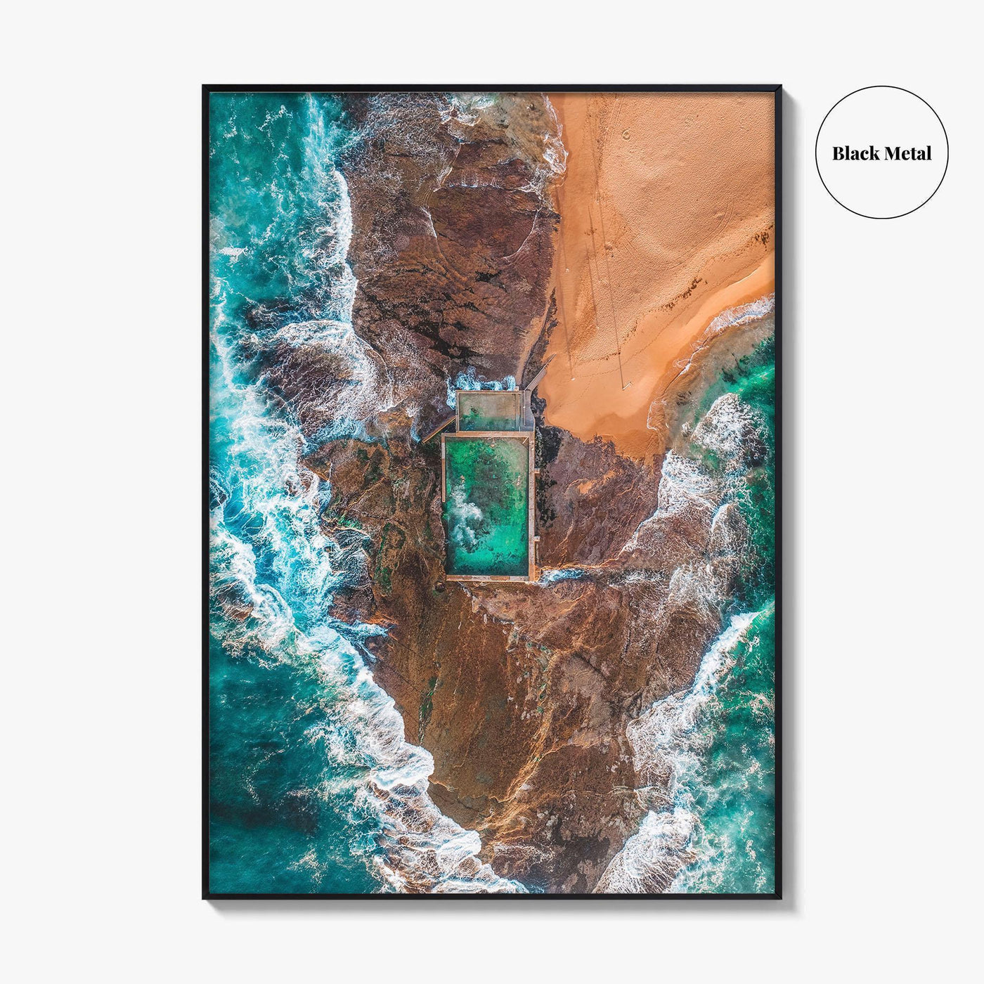 Sydney Northern Beaches Fine Art Photo Print, Aerial, New South Wales, Australia, Wall Poster