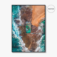 Sydney Northern Beaches Fine Art Photo Print, Aerial, New South Wales, Australia, Wall Poster