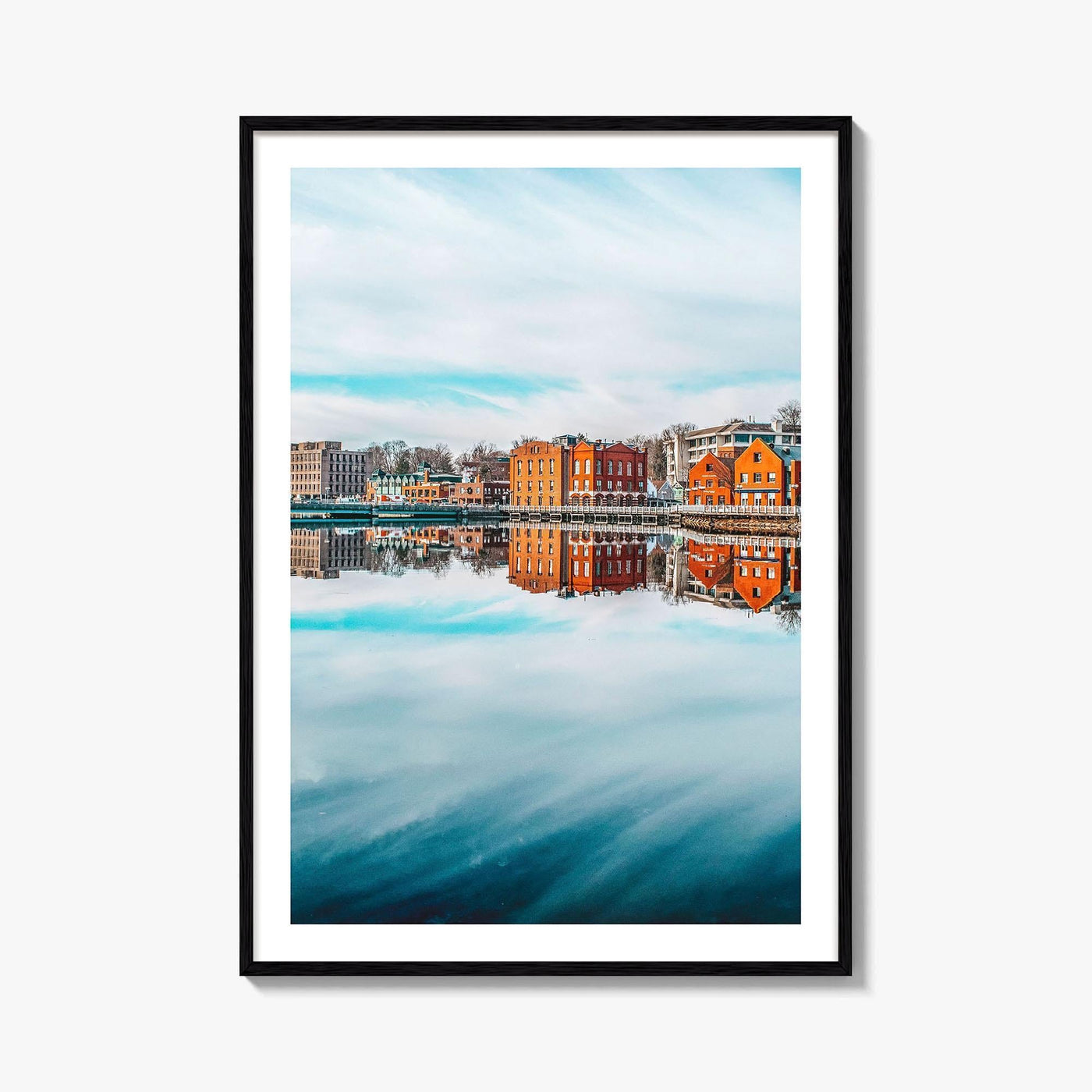 Westport Connecticut Fine Art Photo Print, Saugatuck River Bridge, CT Wall Poster, USA