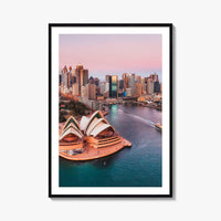 Sydney Skyline Fine Art Photo Print, Opera House, Harbour Bridge, Australia, Poster