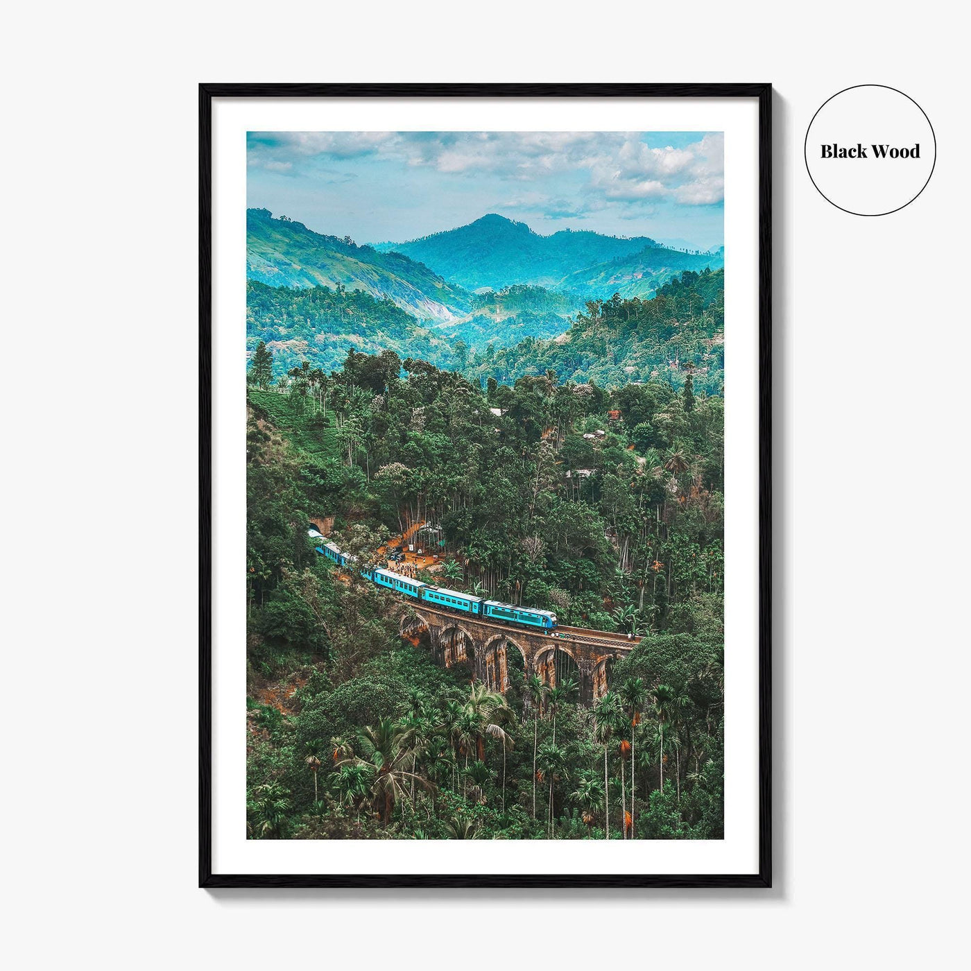 Sri Lanka Fine Art Photo Print, Kandy To Ella Train, Railway Poster