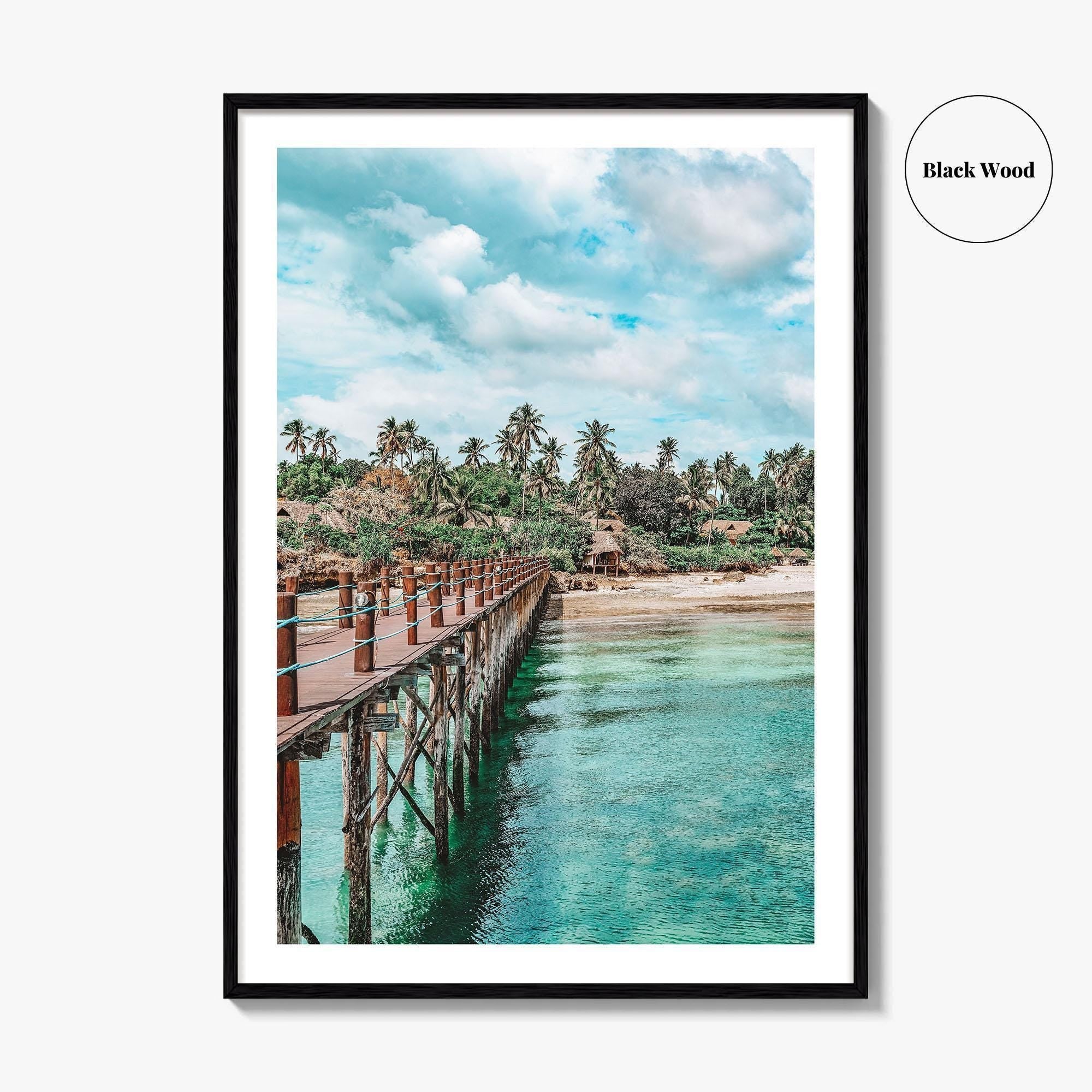 Zanzibar Fine Art Photo Print, Tanzania Coast Landscape, East Africa Wall Poster
