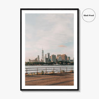 New York City Skyline Fine Art Photo Print, Manhattan, Red Hook Brooklyn, NYC