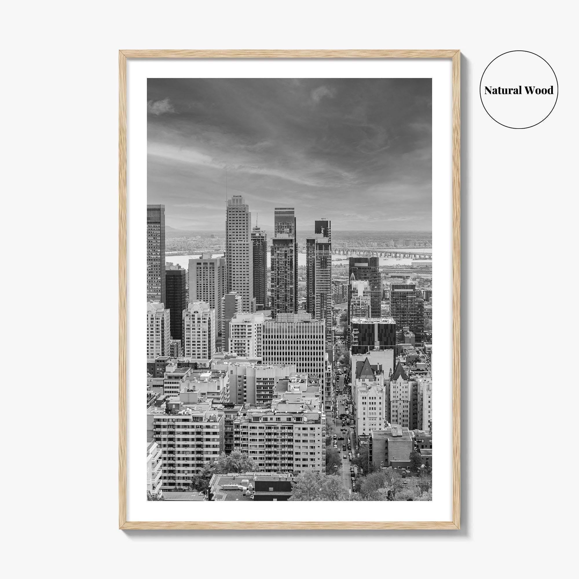 Montreal Black and White Fine Art Photo Print, Quebec Canada, Montréal Poster