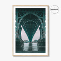 Williamsburg Bridge Fine Art Photo Print, Manhattan, New York City, Wall Decor, Poster
