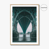 Williamsburg Bridge Fine Art Photo Print, Manhattan, New York City, Wall Decor, Poster