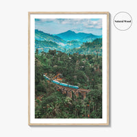 Sri Lanka Fine Art Photo Print, Kandy To Ella Train, Railway Poster
