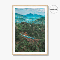 Sri Lanka Fine Art Photo Print, Kandy To Ella Train, Railway Poster