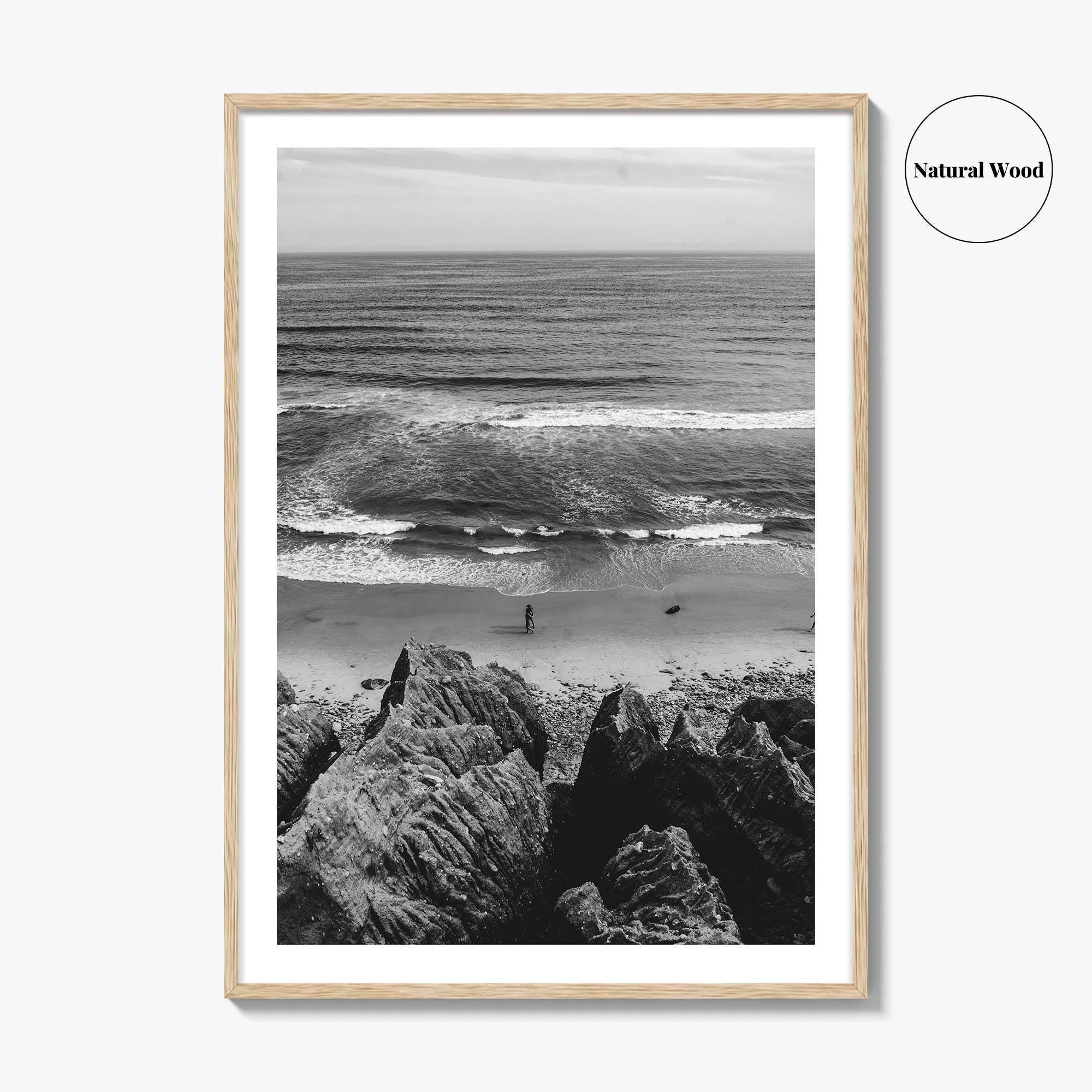 Montauk Black and White Fine Art Photo Print, Long Island Poster, Hamptons Poster