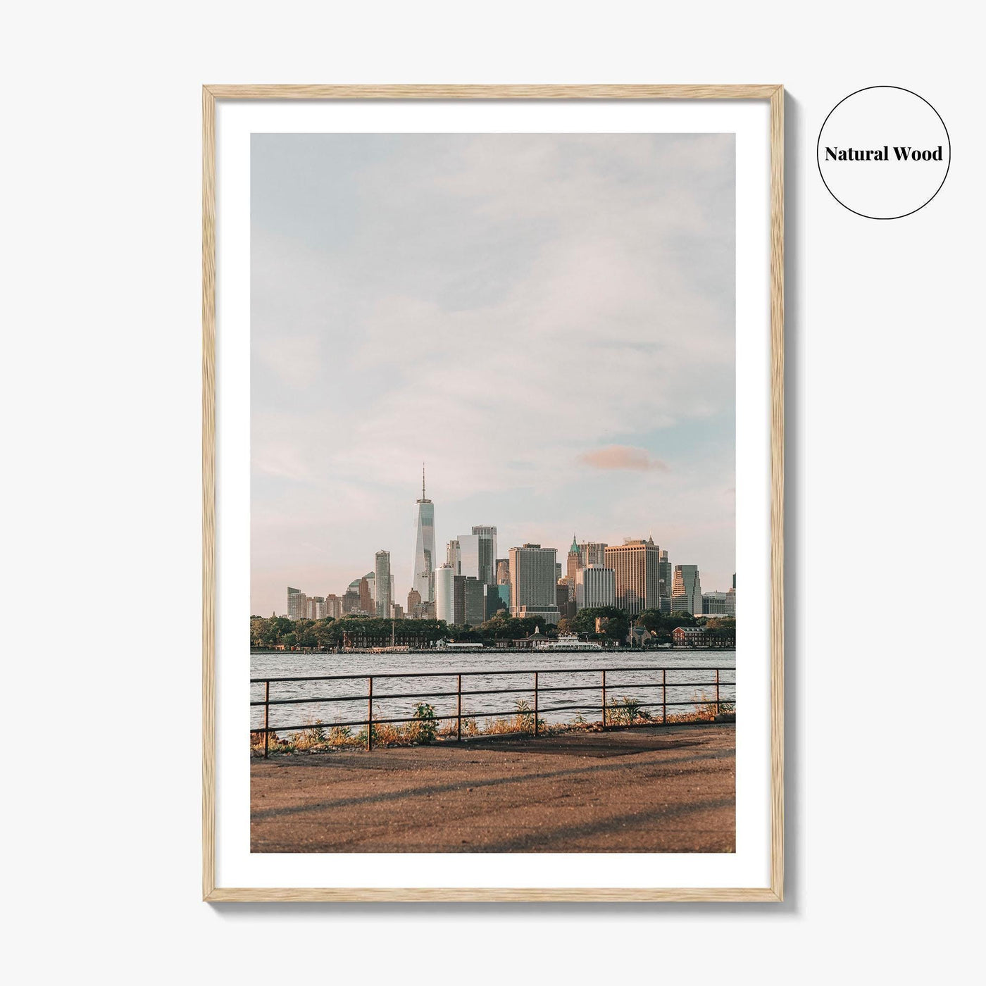 New York City Skyline Fine Art Photo Print, Manhattan, Red Hook Brooklyn, NYC