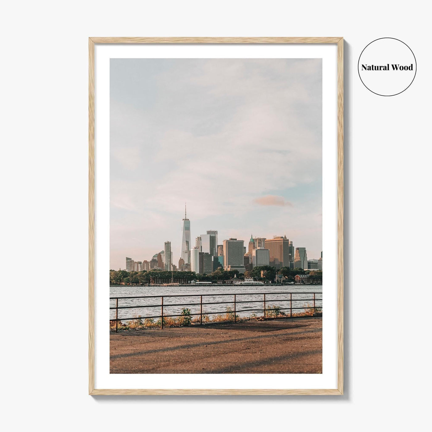 New York City Skyline Fine Art Photo Print, Manhattan, Red Hook Brooklyn, NYC