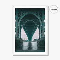 Williamsburg Bridge Fine Art Photo Print, Manhattan, New York City, Wall Decor, Poster