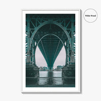 Williamsburg Bridge Fine Art Photo Print, Manhattan, New York City, Wall Decor, Poster