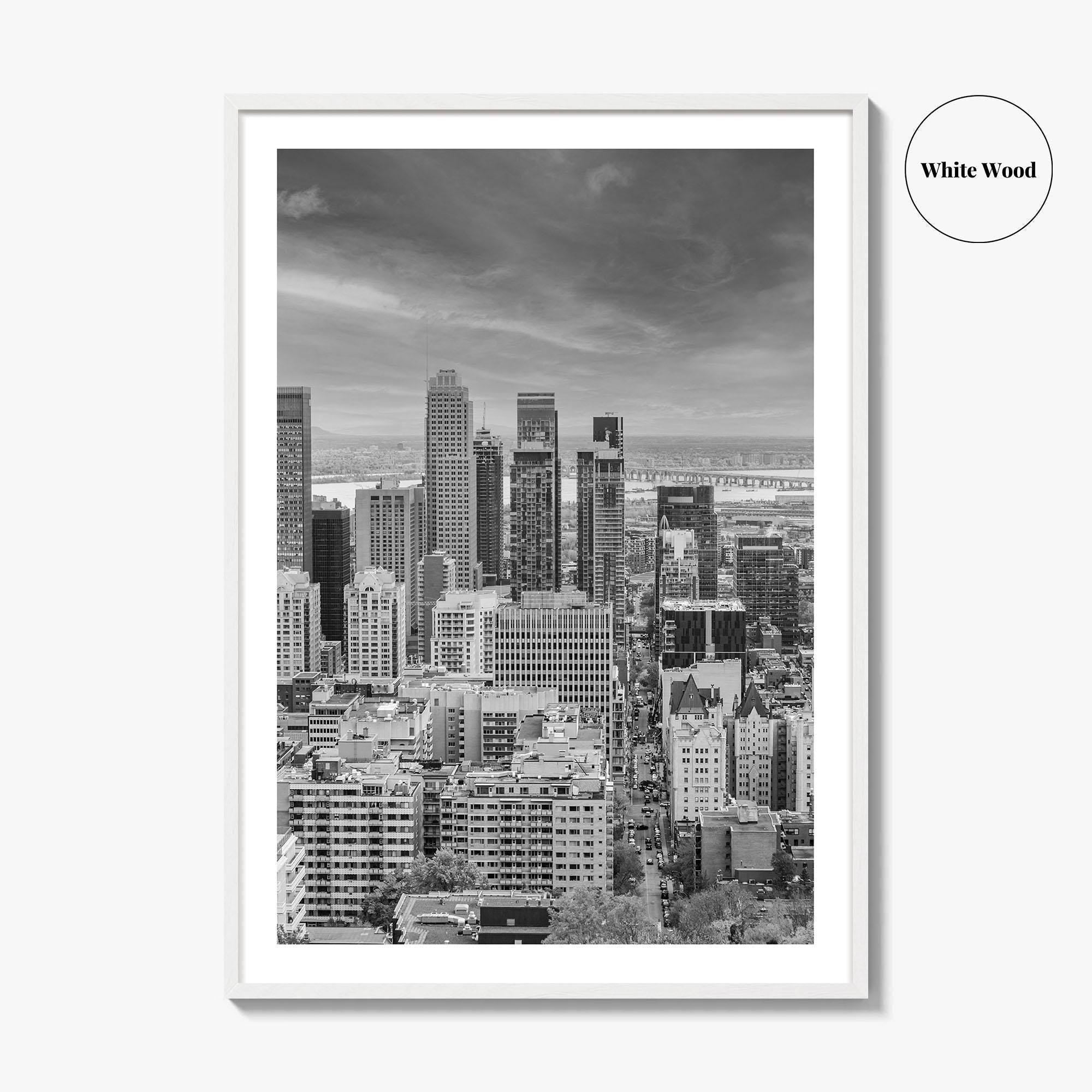 Montreal Black and White Fine Art Photo Print, Quebec Canada, Montréal Poster
