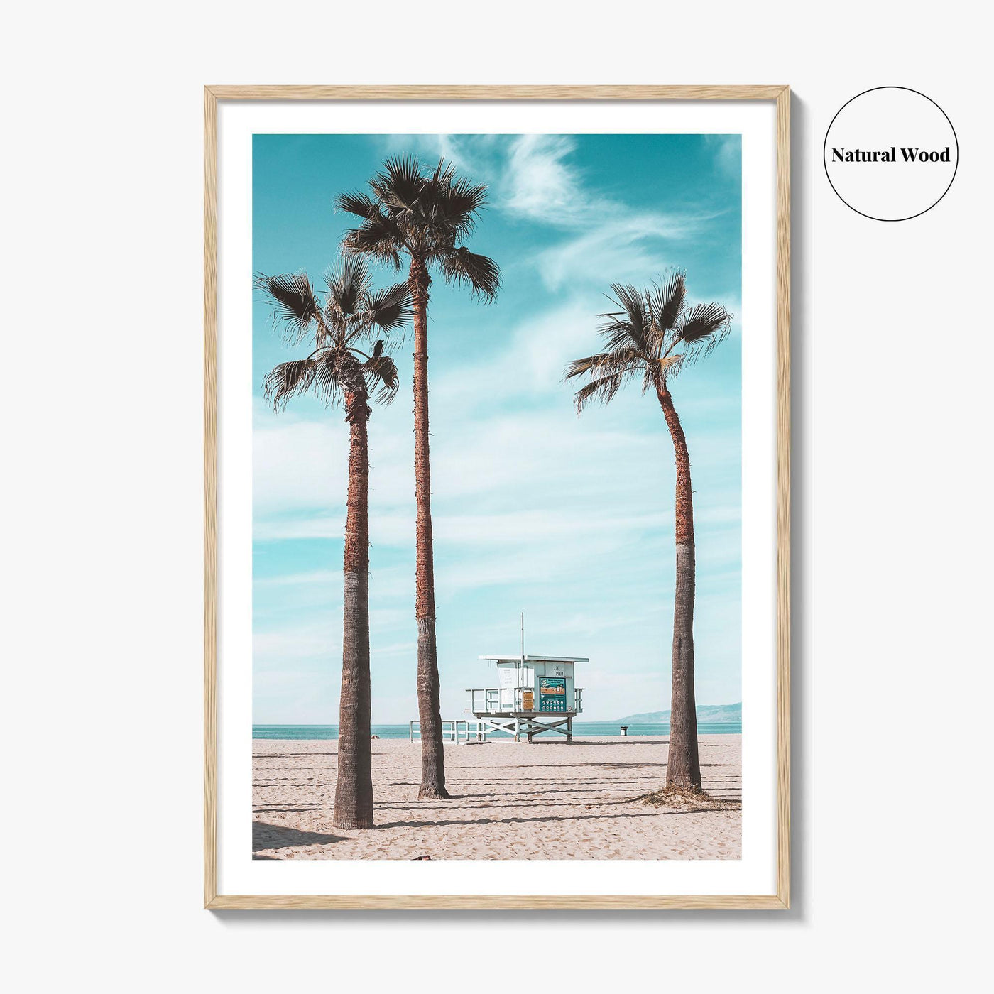 Santa Monica Fine Art Photo Print, Venice Beach, Los Angeles, California Wall Decor Poster