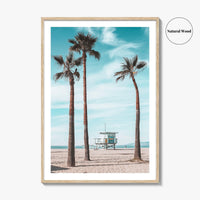 Santa Monica Fine Art Photo Print, Venice Beach, Los Angeles, California Wall Decor Poster