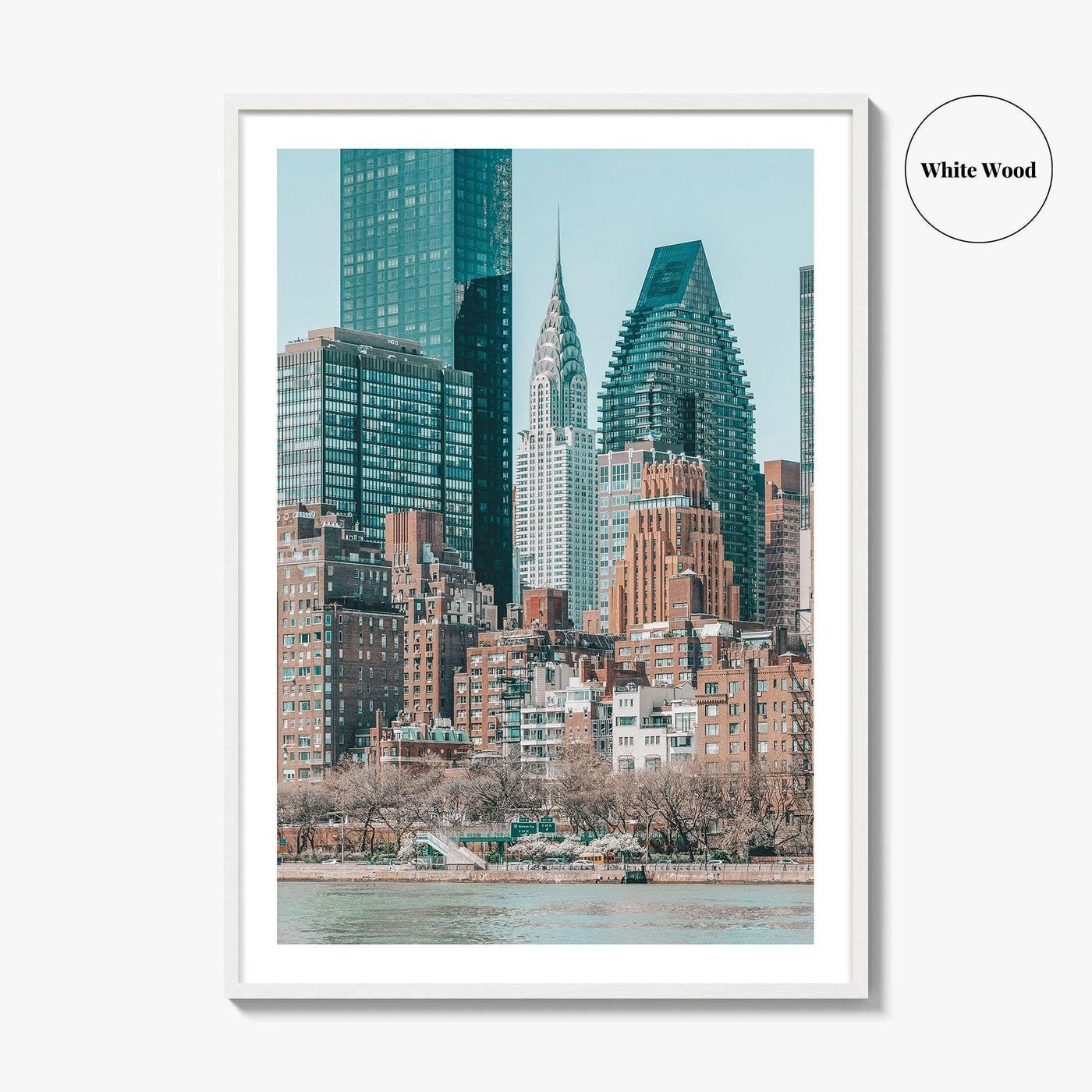 Roosevelt Island Skyline Fine Art Photo Print, Manhattan, East River, NYC Poster, New York