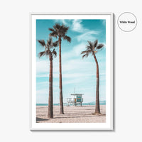 Santa Monica Fine Art Photo Print, Venice Beach, Los Angeles, California Wall Decor Poster