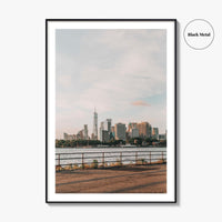 New York City Skyline Fine Art Photo Print, Manhattan, Red Hook Brooklyn, NYC