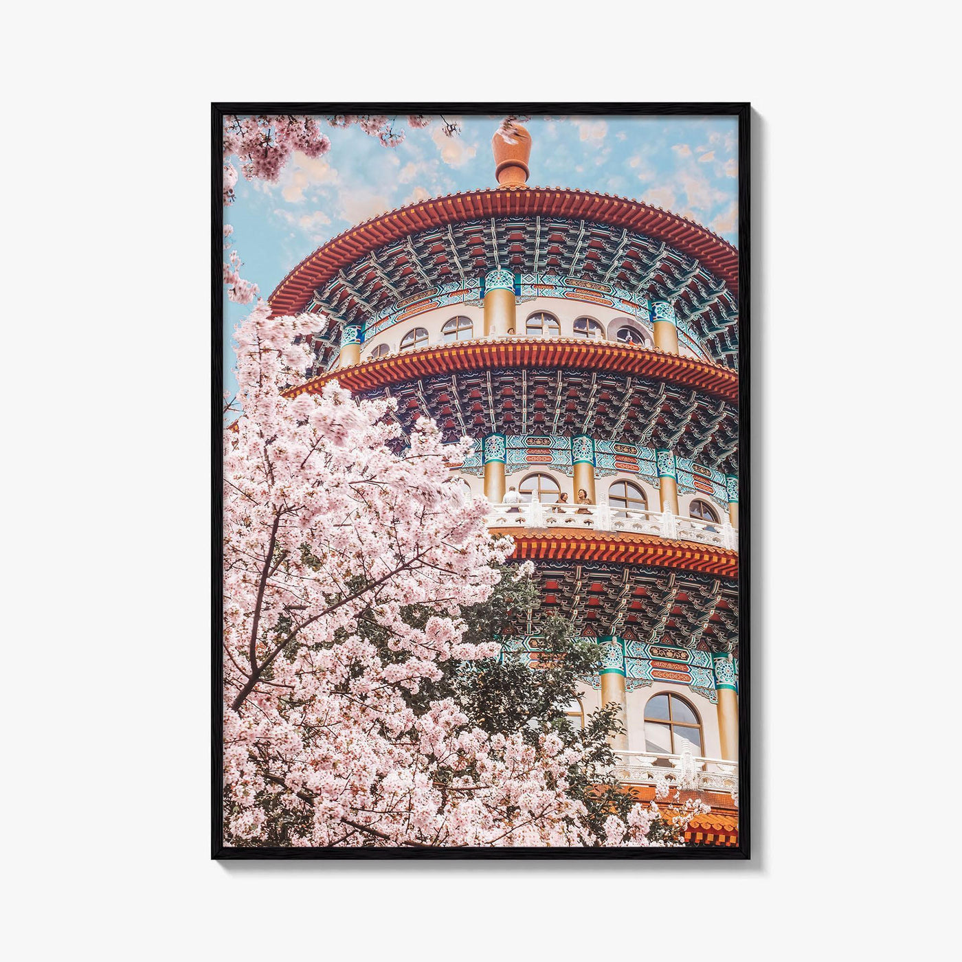 Taipei Fine Art Photo Print, Sakura Garden, Cherry Blossom, Taiwan, Wall Decor Poster