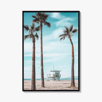 Santa Monica Fine Art Photo Print, Venice Beach, Los Angeles, California Wall Decor Poster
