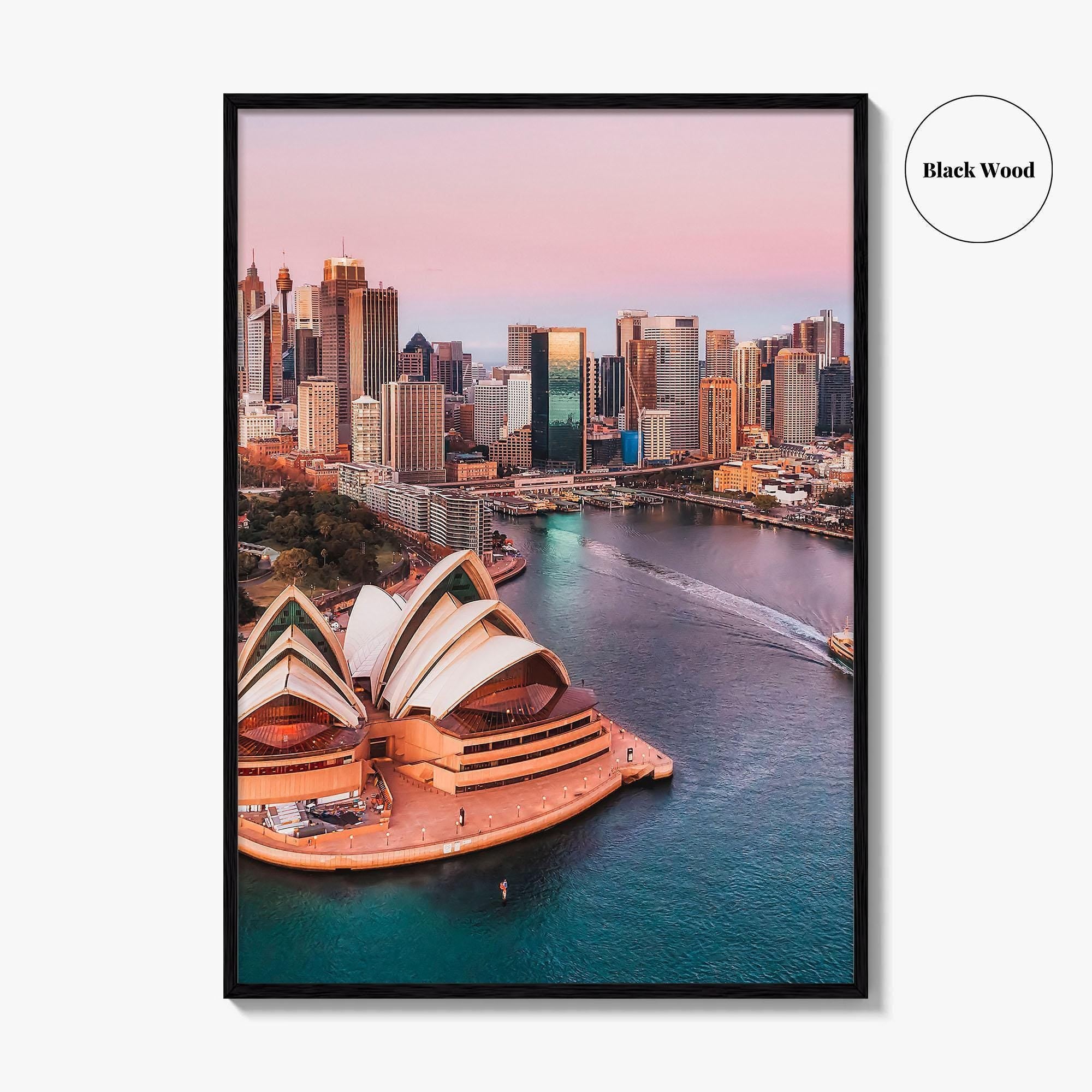 Sydney Skyline Fine Art Photo Print, Opera House, Harbour Bridge, Australia, Poster