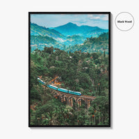 Sri Lanka Fine Art Photo Print, Kandy To Ella Train, Railway Poster
