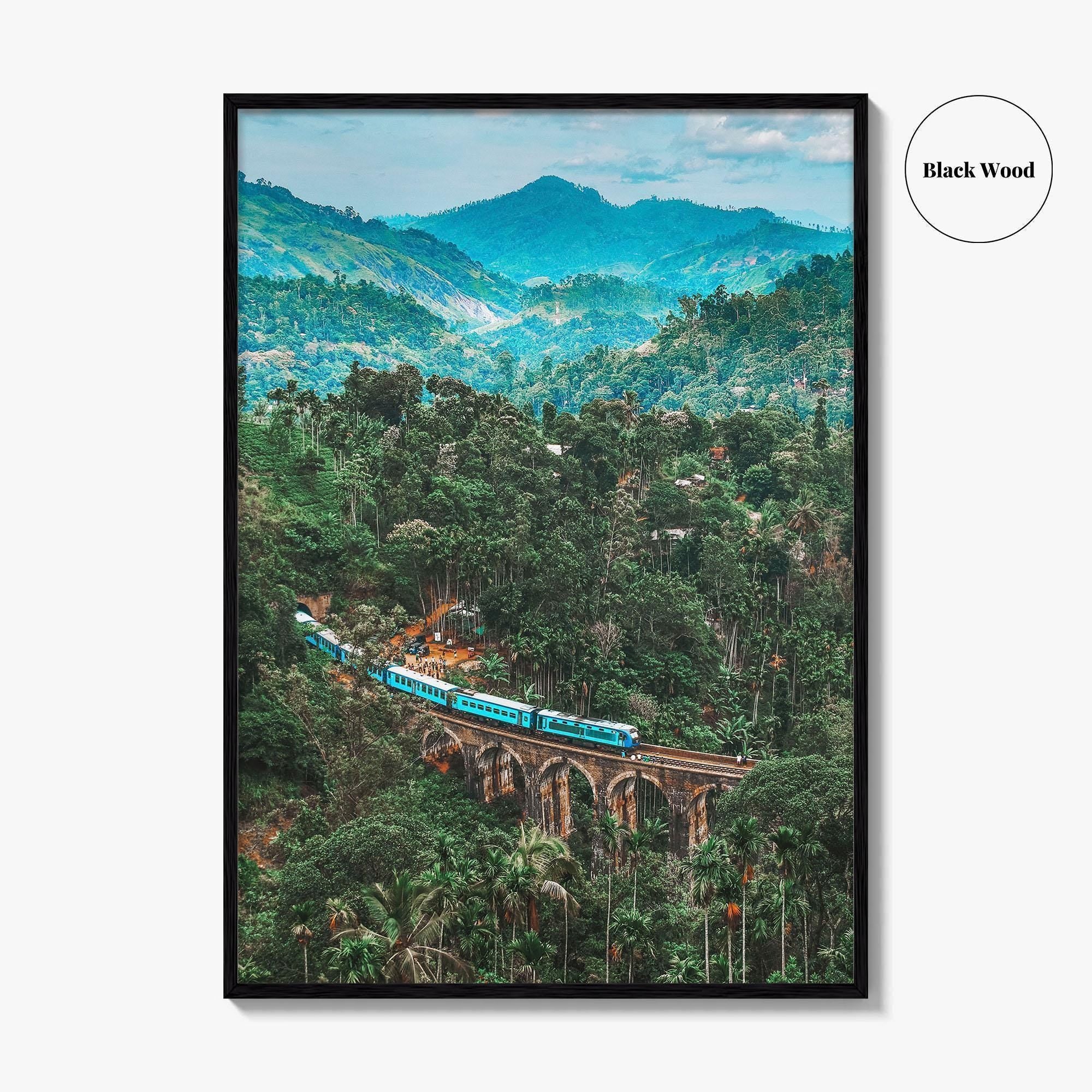 Sri Lanka Fine Art Photo Print, Kandy To Ella Train, Railway Poster