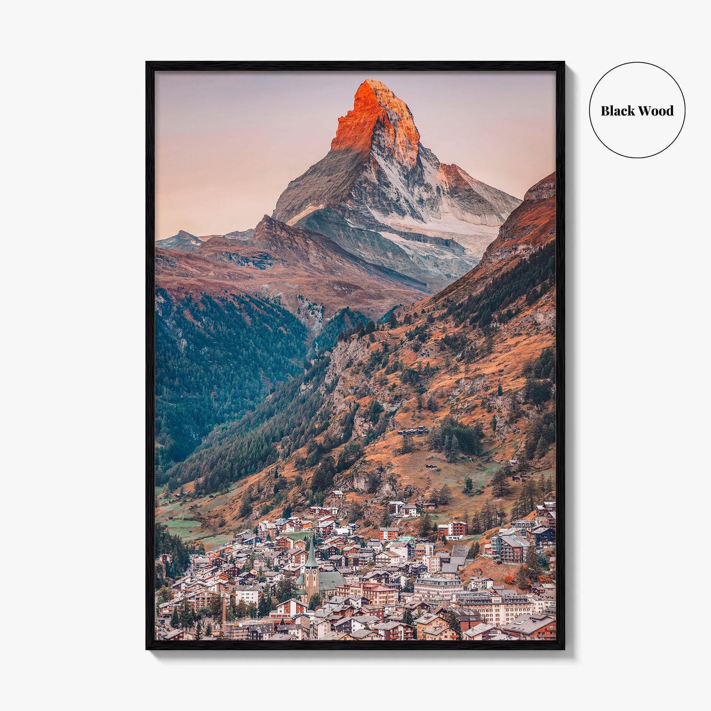 Zermatt Fine Art Photo Print, Matterhorn, Switzerland Wall Decor Poster, Swiss Alps Valais