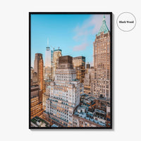 Wall Street Fine Art Photo Print, New York City NYC, Financial District Poster