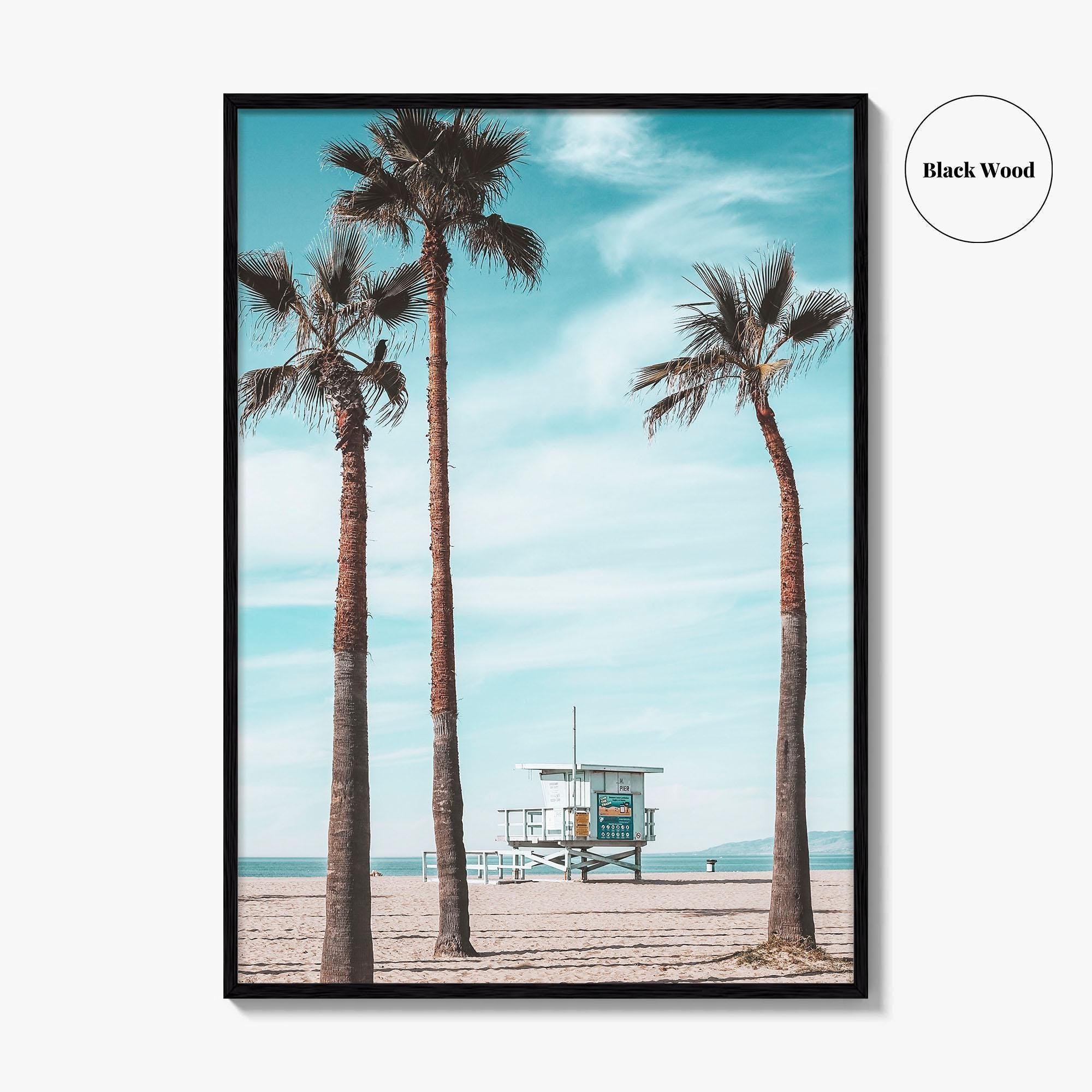 Santa Monica Fine Art Photo Print, Venice Beach, Los Angeles, California Wall Decor Poster