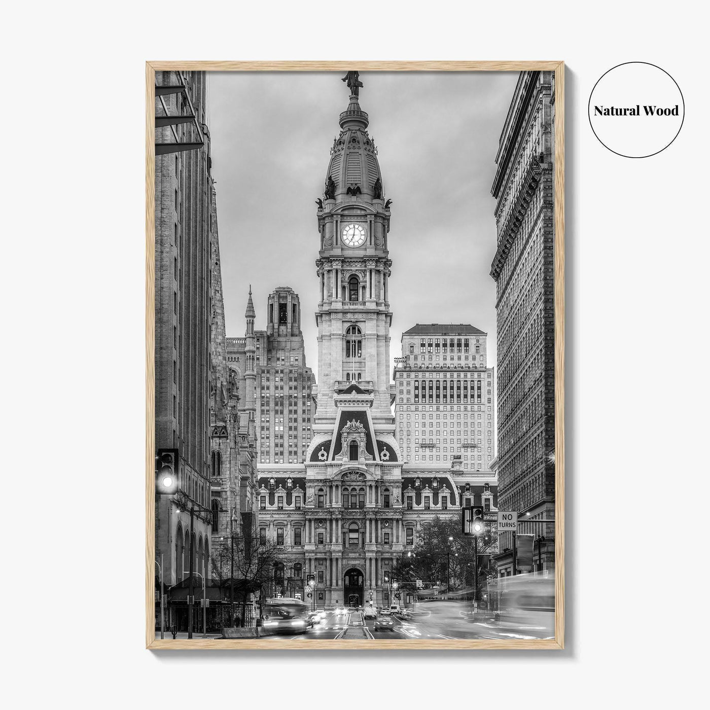 Philadelphia Black and White Fine Art Photo Print, City Hall, Philly, Pennsylvania Poster
