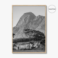 Mulanje Massif Malawi Black and White Fine Art Photo Print, Mount Mulanje, Sapitwa Peak